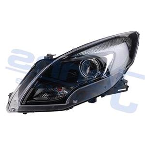 Lights, Left Headlamp (Projector Type, Halogen, Takes HIR Bulb, Supplied With Motor) for Vauxhall ZAFIRA Mk III 2012 2016, 