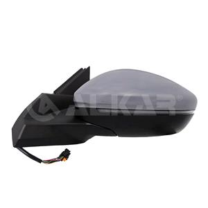 Wing Mirrors, Left Wing Mirror (electric, heated, primed cover, LED indicator, Not power folding, No puddle lamp) for Peugeot 2008 II 2019 Onwards, 