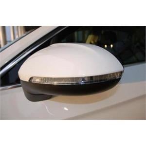 Left Mirror (electric, heated, indicator, puddle lamp, power folding, OE) - Original Replacement