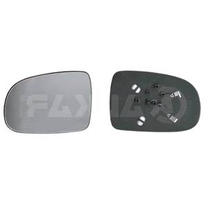 Left Mirror Glass (heated) & Holder - Original Replacement