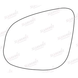 Wing Mirrors, Left Stick On Wing Mirror Glass for Renault KANGOO 2012 Onwards, SUMMIT