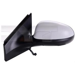 Left Mirror (electric, heated, primed cover, temp. sensor) - Original Replacement