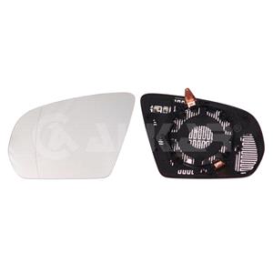 Wing Mirrors, Left Wing Mirror Glass (heated, without Auto Dim) and Holder for Mercedes C CLASS 2013 Onwards, 