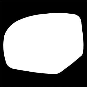 Wing Mirrors, Right Stick On Wing Mirror Glass for Suzuki SWIFT IV 2010 Onwards, 