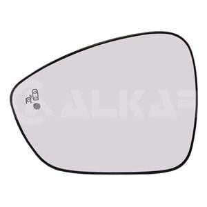 Wing Mirrors, Left Wing Mirror Glass (heated, blind spot detection/warning) for Opel Crossland X 2017 Onwards, 