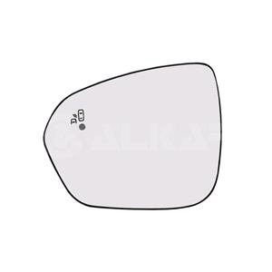Wing Mirrors, Left Wing Mirror Glass (heated, blind spot warning lamp) for Dacia DUSTER 2023 Onwards, 
