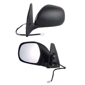 Wing Mirrors, Left Wing Mirror (electric, black cover) for Toyota LAND CRUISER (J120), 2002 2010, 