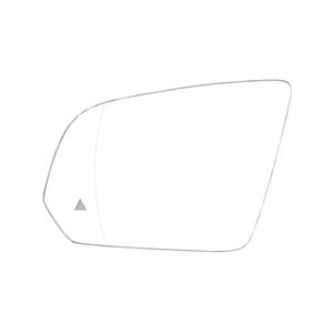 Wing Mirrors, Left Wing Mirror Glass (heated, blind spot warning lamp) and Holder for Mercedes VITO Dualiner, 2014 Onwards, 