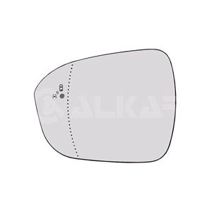 Wing Mirrors, Left Wing Mirror Glass (heated, blind spot warning lamp) for Renault MEGANE E TECH SUV 2021 Onwards, 