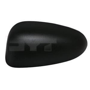 Wing Mirrors, Left Wing Mirror Cover (Black, Grained) for Ford KA, 2009 2015, 