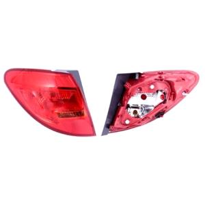 Lights, Left Rear Lamp (Outer, On Quarter Panel, Without Bulbholder, Original Equipment) for Opel MERIVA B 2010 on, 