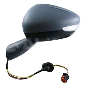 Wing Mirrors, Left Wing Mirror  electric, heated, indicator, primed cover  for Citroen C4 Picasso 2013 Onwards, 