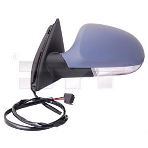 Wing Mirrors, Left Wing Mirror (electric, heated, indicator, primed cover) for Volkswagen PASSAT 2005 2010, 