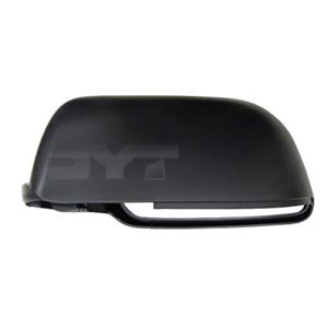 Wing Mirrors, Left Wing Mirror Cover (black) for Volkswagen Polo, 2001 2005, 