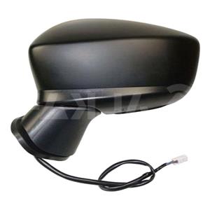 Wing Mirrors, Left Wing Mirror (electric, heated, indicator, primed cover) for Mazda 3 2013 Onwards, 