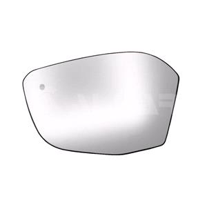 Wing Mirrors, Left Wing Mirror Glass (heated, with blind spot warning lamp) for Peugeot 308 III 2021 Onwards, 