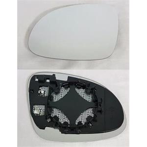 Wing Mirrors, Left Mirror Glass (heated) & Holder for SEAT ALHAMBRA , 2010 Onwards, 