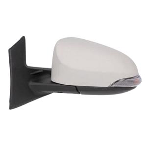Wing Mirrors, Left Wing Mirror (electric, heated, indicator, primed cover) for Toyota PRIUS C, 2012 Onwards, 