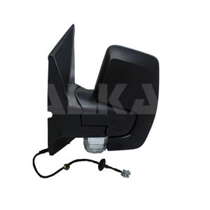 Wing Mirrors, Left Wing Mirror (electric, indicator, black cover, power folding) for Ford TOURNEO CUSTOM Bus 2018 2023, 