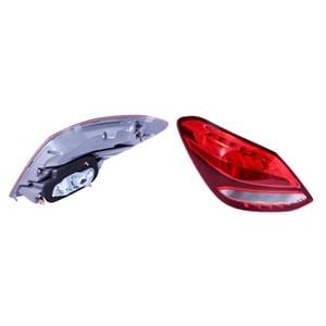 Lights, Left Rear Lamp (Saloon Only, Standard Bulb Type, Supplied With Bulb Holder, Original Equipment) for Mercedes C CLASS 2013 on, 