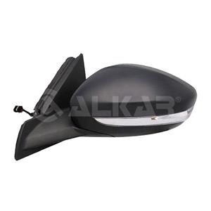 Wing Mirrors, Left Wing Mirror (electric, heated, primed cover, indicator   Not LED) for Opel CORSA F 2019 Onwards, 