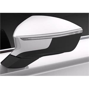 Wing Mirrors, Left Wing Mirror (electric, heated, indicator, primed cover, power folding) for Seat ATECA, 2016 2021, 