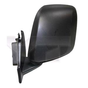 Wing Mirrors, Left Wing Mirror (manual, black cover) for Nissan NV200 Bus 2010 Onwards, 