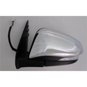 Wing Mirrors, Left Wing Mirror (electric, indicator, chrome cover) for Toyota HILUX Pickup, 2015 Onwards, 