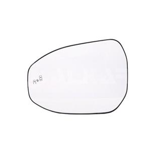 Wing Mirrors, Left Wing Mirror Glass (heated, blind spot warning lamp) for Toyota C HR 2023 Onwards, 