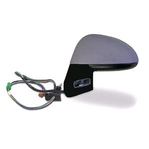 Wing Mirrors, Left Wing Mirror (electric, heated, primed cover, blue glass) for Citroen C4 2004 2010, 