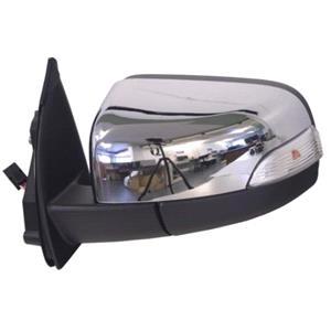 Wing Mirrors, Left Wing Mirror (electric, indicator, chrome cover, without puddle lamp) for Ford RANGER 2011 Onwards, 