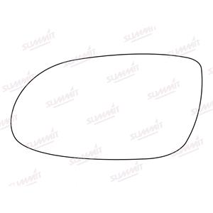 Wing Mirrors, Left Stick On Wing Mirror Glass for Mercedes A CLASS, 1997 2004, SUMMIT