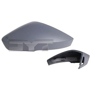 Wing Mirrors, Left Wing Mirror Cover (primed, for mirrors with blind spot warning lamp) for Skoda SCALA 2019 Onwards, 