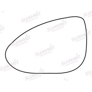 Wing Mirrors, Left Stick On Wing Mirror Glass for Chevrolet AVEO Hatchback 2011 Onwards, SUMMIT