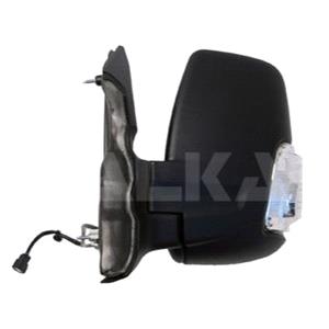 -->> RHD mirror Transit 2019- electrical + left + convex + heater + grained+ turn_sign.5W  + short_arm  + double_glass