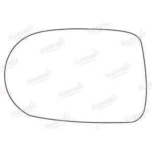 Wing Mirrors, Left Stick On Wing Mirror Glass for Mazda XEDOS 9 1992 to 1999, 