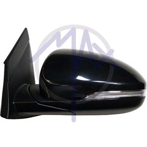 Wing Mirrors, Left Wing Mirror (electric, heated, indicator, power folding, cover not primed) for Hyundai TUCSON SUV Van 2015 2020, 