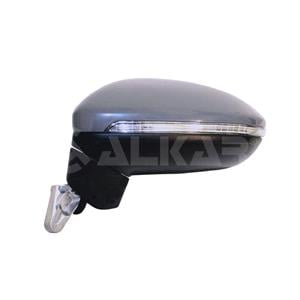Wing Mirrors, Left Wing Mirror (electric, heated, indicator, primed cover, puddle lamp, power folding, MEMORY) for Volkswagen TOURAN VAN 2015 Onwards, 