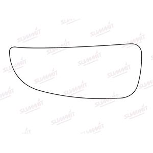 Wing Mirrors, Left Stick On Blind Spot Wing Mirror Glass for Citroen RELAY Flatbed, 2006 Onwards, SUMMIT