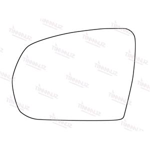Wing Mirrors, Left Stick On Wing Mirror Glass for Jeep CHEROKEE 2013 Onwards, 