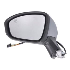 Wing Mirrors, Left Wing Mirror (electric, heated, indicator, primed cover, BLIND SPOT WARNING, power folding) for Mitsubishi COLT VII Hatchback 2023 Onwards, 