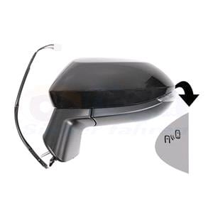 TY CROLA 2018-ON  DOOR MIRROR ELEC HEATED LAMP BLIS RETRA CV LH PRIMED