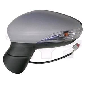 Wing Mirrors, Left Wing Mirror (electric, heated, indicator, puddle Lamp, primed cover) for FIESTA VI 2013 Onwards, 