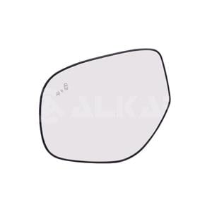 Wing Mirrors, Left Wing Mirror Glass (heated, blind spot warning indicator) & Holder for Peugeot 4008, 08/2013 Onwards, Only fits mirror with indicator, please check backing plate is same as image, 