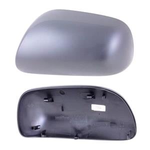 Wing Mirrors, Left Wing Mirror Cover (black, grained, OE) for Toyota YARIS, 2006 2009, 