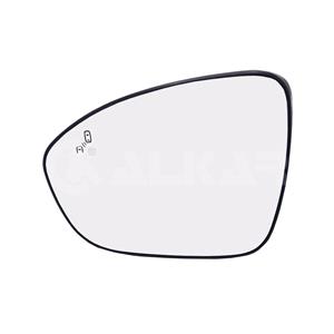 Wing Mirrors, Left Wing Mirror Glass (heated, blind spot warning lamp) and Holder for Dacia SANDERO III 2021 Onwards, 