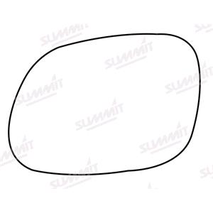 Wing Mirrors, Left Stick On Wing Mirror Glass for Kia SOUL II 2014 Onwards, SUMMIT