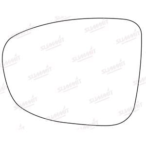 Wing Mirrors, Left Stick On Wing Mirror glass for Mazda CX 5 2011 Onwards, 