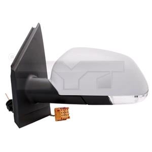 Wing Mirrors, Left Wing Mirror (manual, indicator, primed cover) for Volkswagen Polo, 2005 2009 (facelift), 