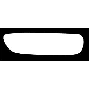 Wing Mirrors, Left Stick On Wing Mirror Glass for Fiat DOBLO Cargo 2010 Onwards, 